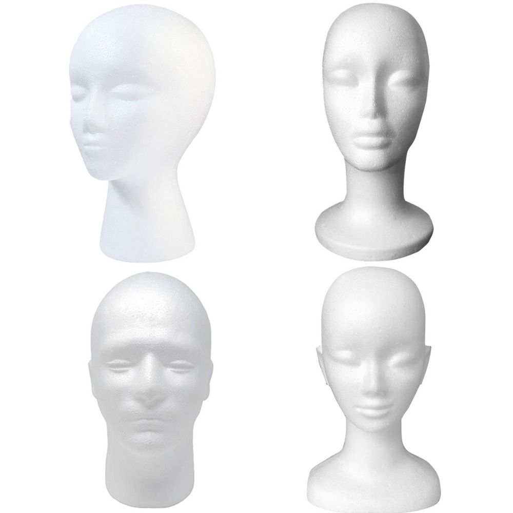 Cosplay Prop Foam - Манекен-голова женская из пенопласта для демонстрации