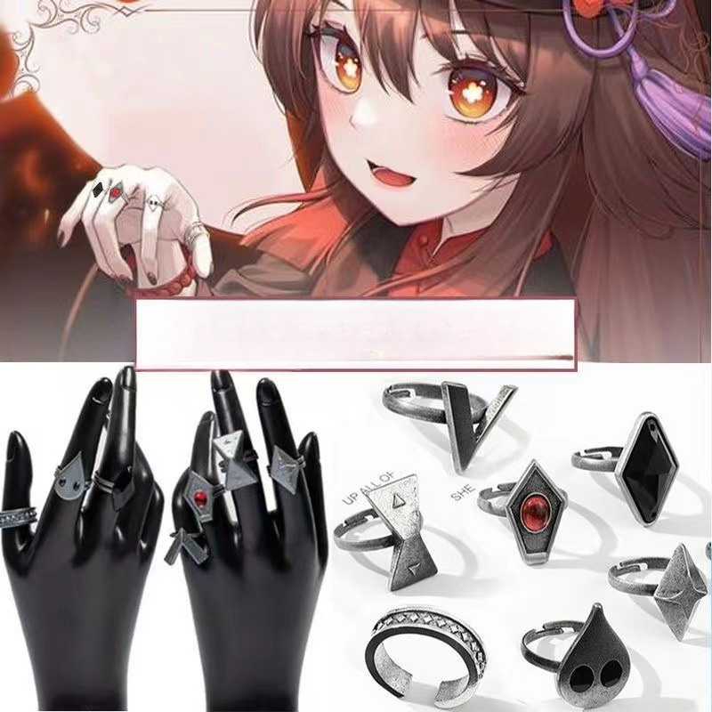 Cosplay Prop Designer - Genshin Impact Hu Tao кольцо костюмы