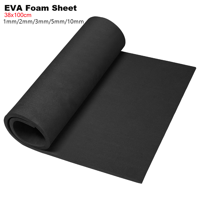 Cosplay Props Eva Foam - Листы пенопласта ЭВА 1мм/2мм/3мм/5мм/10мм, 38x100см, высокоплотные,