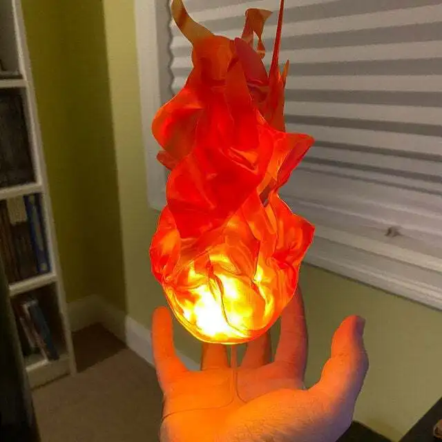 Новый светодиодный шар с эффек – обзор и цена Cosplay Fireball Prop